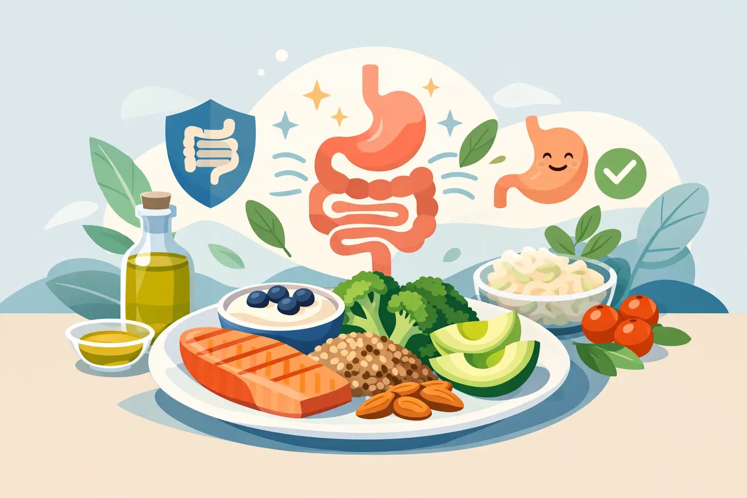 Τροφές για καλή πέψη που αξίζει να βάλεις στο πιάτο